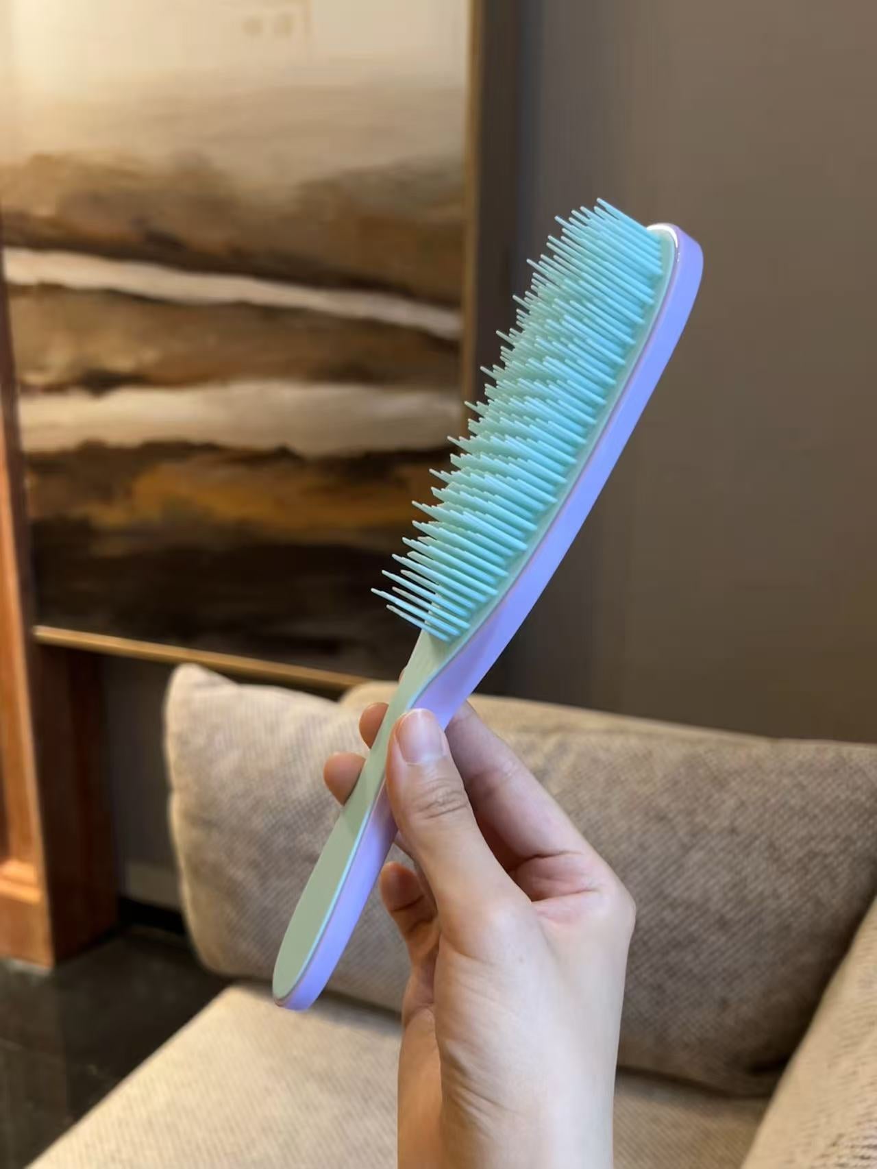 New Smart Comb TT Straightening Comb British Royal Princess Same Model Comb Curly Hair Massage Comb Magic Comb Anti-Tangle Smoothing Comb